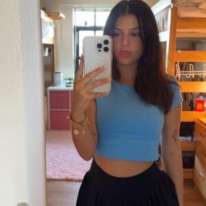 Aerie Light Blue Athletic Top